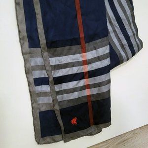 Unique Luxury Boston Red Sox Women's Plaid Silk Scarf